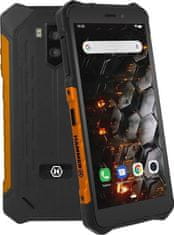 myPhone Hammer Iron 3 - oranžna 5,45" IPS/ Dual SIM/ 32 GB/ 3 GB RAM/ LTE/ IP68/ Android 9