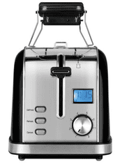 MPM Toaster Sam Coock PSC-60/B, 900W, črn