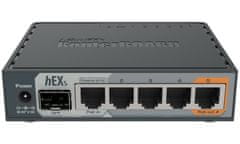Mikrotik RouterBOARD RB760iGS, hEX S, 5x GbE, SFP, USB, L4, PSU