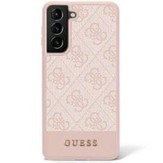 Guess s23+ s916 ovitek roza/pink hard case 4g stripe collection