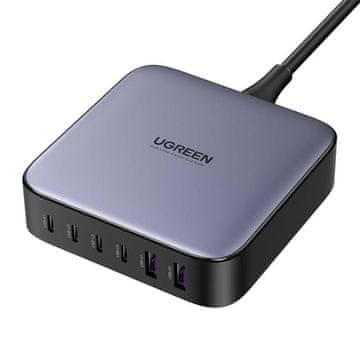 Ugreen omrežni polnilec 2xusb-a, 4xusb-c, gan, 200w,