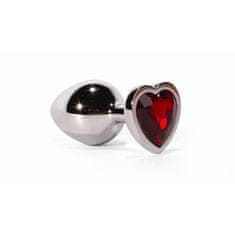 X-MEN ANALNI ČEP X-MEN Secret Shine Heart Red (L)