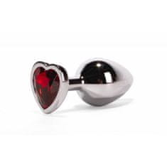 X-MEN ANALNI ČEP X-MEN Secret Shine Heart Red (L)