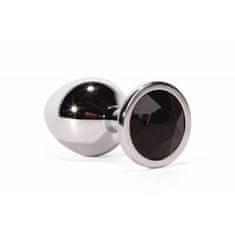 Erotic Collection Secret Shine Black Jewell analni čep 7,1 cm X-MEN