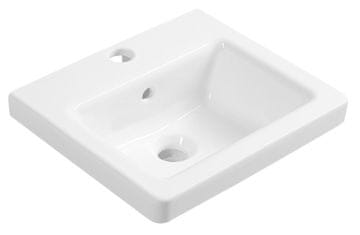 SAPHO CITY Keramično Umyvadlo Hranato 40x35cm, Bela, Elegantna Serija za Vsako Kopalnico