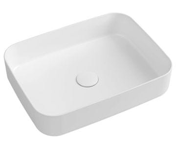 ISVEA ISVEA INFINITY Keramično Namizno Umyvadlo 50x36 cm, Bela