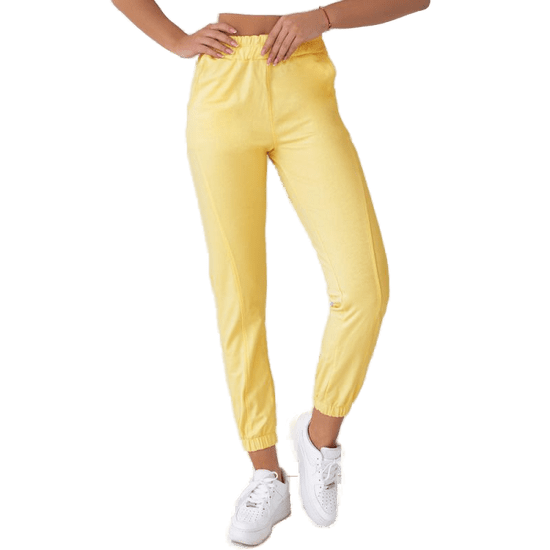 Dstreet Ženske trenirke STIVEL limono rumene uy0904z
