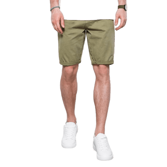 OMBRE Moške kratke hlače JIONNI temno sive barve MDN19534
