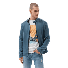 OMBRE Moška prehodna jakna IBRA modra MDN24605 S