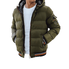 Dstreet Moška obojestranska zimska bunda JAEL zelena tx4205 S