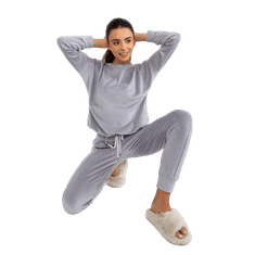 BERRAK Ženska pižama s hlačami URIELA siva BR-PI-9125_391261 XL