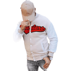 Dstreet Moški pulover WARIRORS ecru bx5432 M