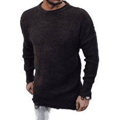 Dstreet Moški pulover HANK temno siv wx1964 M