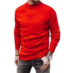 Dstreet Moški pulover JACOB red wx2024 XXL
