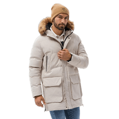 OMBRE Moška zimska jakna LIONELL ecru MDN120730 S