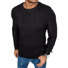 Dstreet Moški pulover FREMAN črn wx1926 M