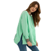 Ženski pulover s kapuco DEVANNA mint zelena EM-BL-737.22X_393810 Univerzalni