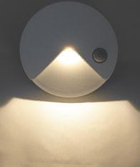 CT USB polnilna tanka LED svetilka s PIR senzorjem gibanja toplo bela svetloba