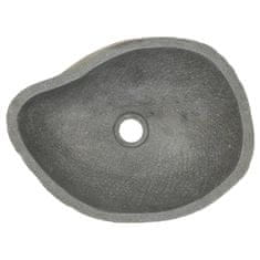 shumee Umivalnik iz rečnega kamna ovalen 38-45 cm