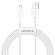 BASEUS Superior kabel USB kabel za iPhone Lightning 2,4 A, 2 m, bel