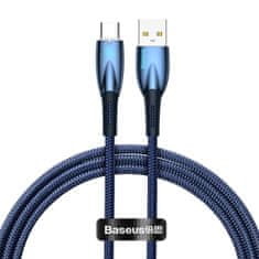 BASEUS kabel za hitro polnjenje usb-a - usb-c 100w 480mb/s 1m modri