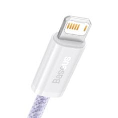 BASEUS dynamic 2 series kabel usb-a - lightning 2.4a 480mb/s 1m vijoličen