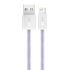 BASEUS dynamic 2 series kabel usb-a - lightning 2.4a 480mb/s 1m vijoličen