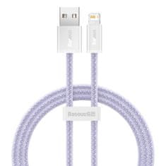 BASEUS dynamic 2 series kabel usb-a - lightning 2.4a 480mb/s 1m vijoličen