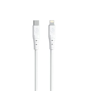 DUDAO kabel, kabel usb tipa c - lightning 6a 65w pd bela (tgl3x)