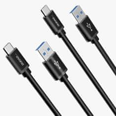 DUDAO kabel usb kabel - usb tip c super hitro polnjenje 1 m črn (l5g-black)