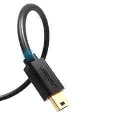 Ugreen kabel usb - mini usb 480 mbps 1,5 m črn (us132 10385)