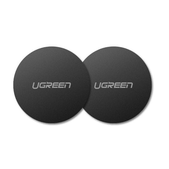 Ugreen Kovinska plošča za magnetno držalo telefona za pametni telefon črna KIT 2 kosa.