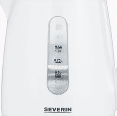 Severin WK 3411 grelnik vode, 2200 W, bel