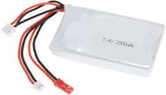 YUNIQUE GREEN-CLEAN Baterija 7.4V 2000mAh 8C FrSky Taranis Q X7 2.4G ACCST 16CH RC Oddajnik