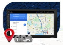 BergMont Avtoradio z navigacijo 2 DIN, ANDROID 13, 7 inčni zaslon na dotik, 2/16 GB, GPS, Bluetooth, WiFi, kamera za vzvratno vožnjo