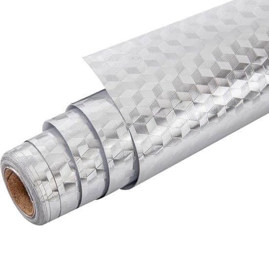 Northix Samolepilna zaščitna folija - srebrna