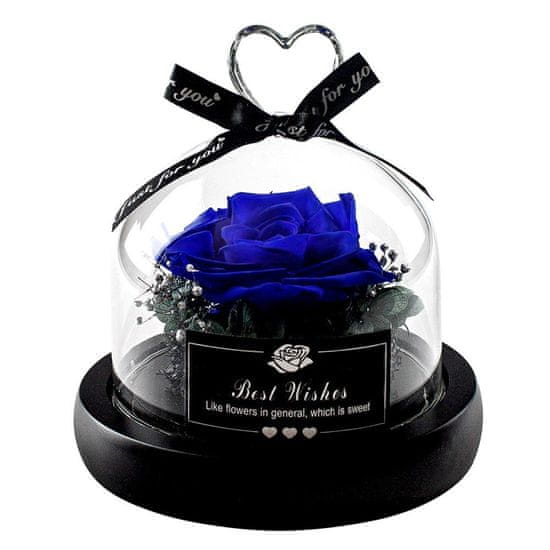 Northix Mala Infinity Rose - modra