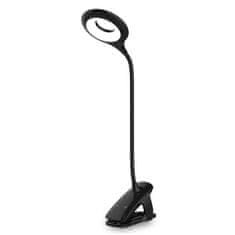 HURTEL BREZŽIČNA LED BRALNA SVETILKA S SPONKO + ČRN MIKRO USB KABEL