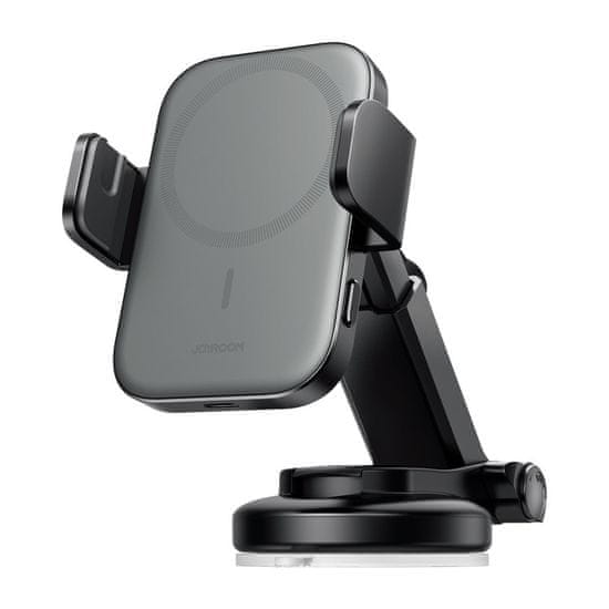 Joyroom Avtomobilski nosilec telefona z induktivnim polnilnikom Qi 15W MagSafe za armaturno ploščo
