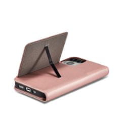 MG Magnet Card knjižni usnjeni ovitek za iPhone 13, roza