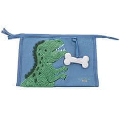 Dino World Kozmetična torbica , Modri, zeleni T-rex