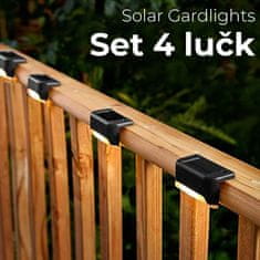 VivoVita Solar Gardlights – set 4 solarnih lučk - topla bela