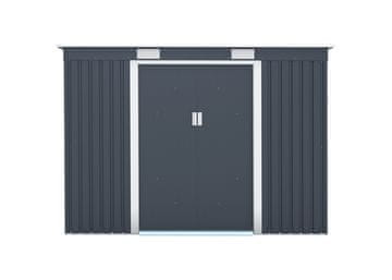 IWHOME Zunanji Skladiščni Prostor ZEUS 2B 3,16 m² Antracit Galvanizirano Jeklo