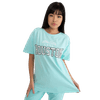 Ženska majica z mint tiskom CICA EM-TS-527-1.26X_393907 Univerzalni