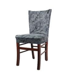 VivoVita Set 4 prevlek za stole - Stretch&Sit DELUXE, črna/siva