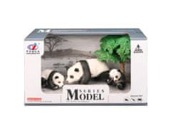 Mikro Trading Zoolandia panda z mladiči in dodatki v škatli