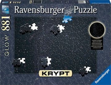 Ravensburger Sijoča sestavljanka Crypt Cosmic Glow 881 kosov