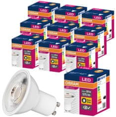 Osram 10x LED žarnica GU10 6,9W = 50W 575lm 2700K Toplo bela 120°