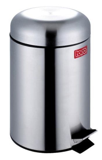 Toro Koš za odpadke retro oblike, prostornina 12 l, 25 x 40 cm