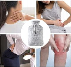 Korbi Velik Gumeni Termofor v Mehkem Ovitku 2L